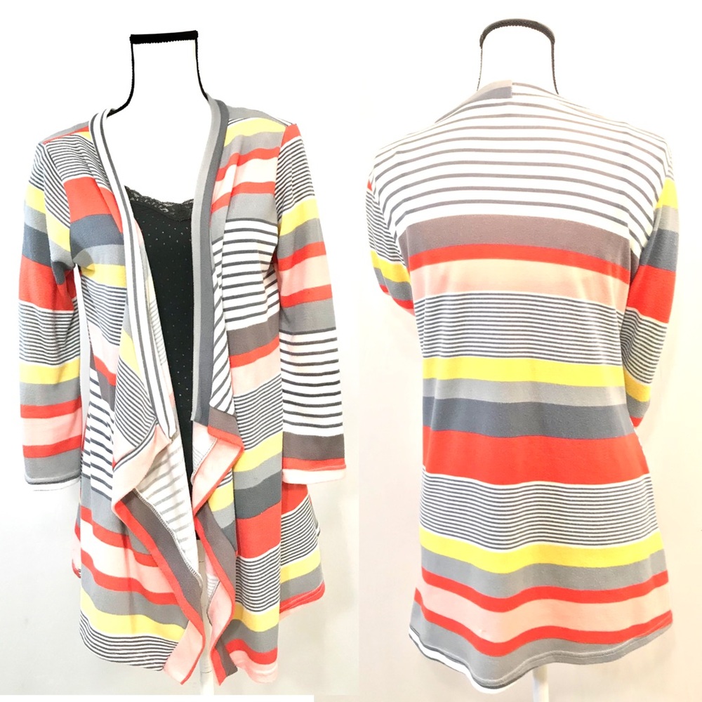 MYOBE Sweater, med, open front, like new condition